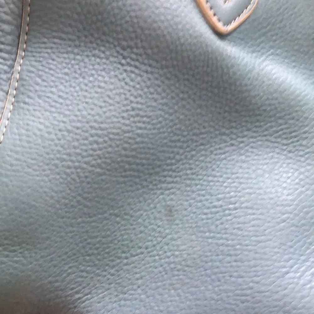 Cole Haan powder blue handbag.
